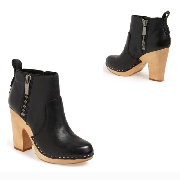 Dolce Vita Shoes - Dolce vita Arlynn wood platform clog boots.